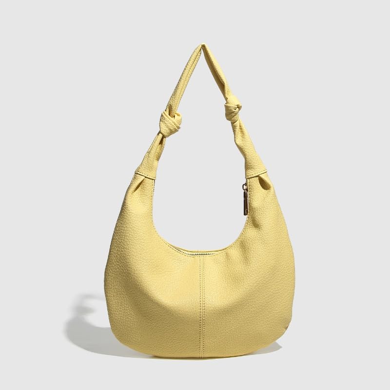 Studded Hobo Purse for Women Crescent Shoulder Bag PU Leather Vintage Half Moon Bags Trending Knot Purses and Handbags4