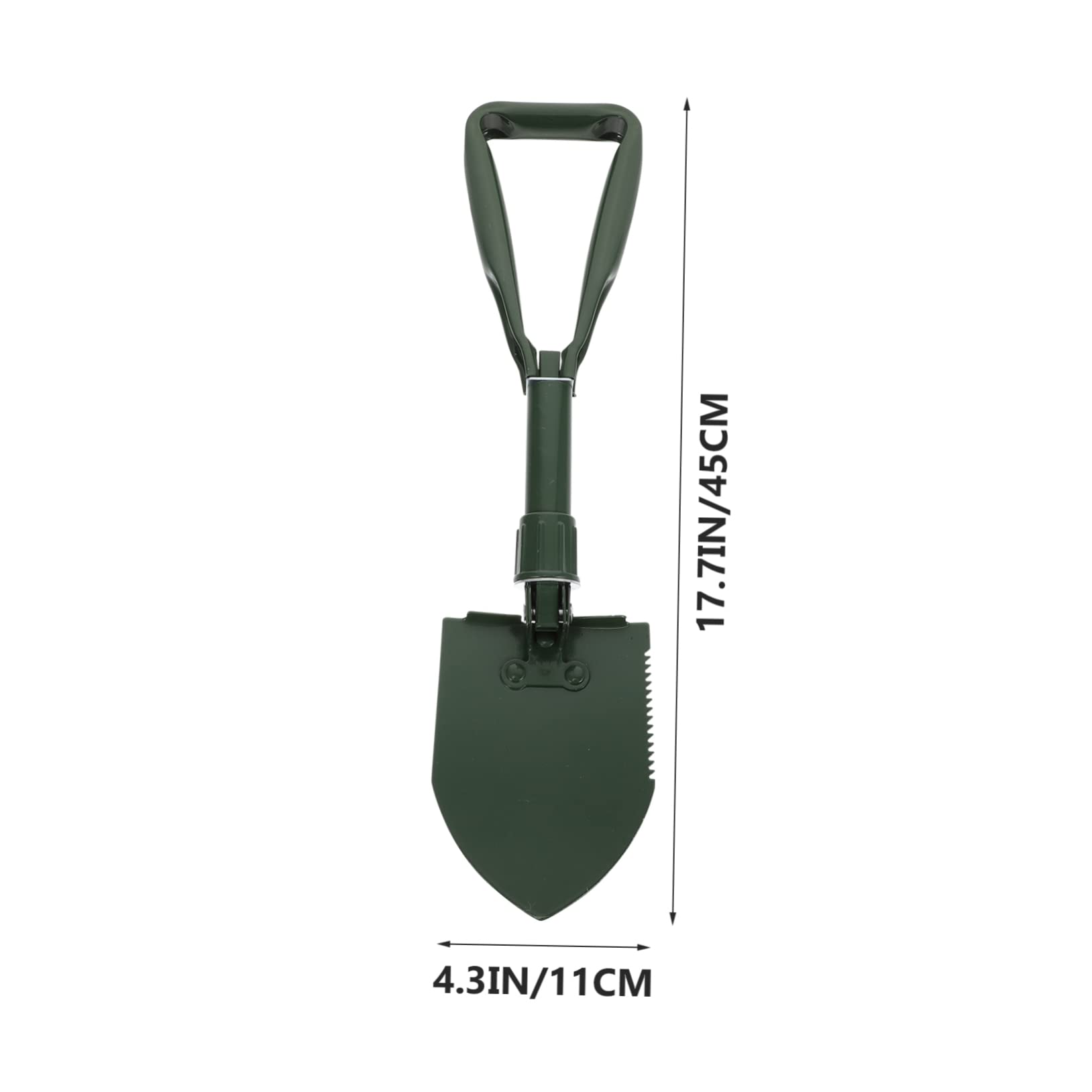 HANABASS Pala da Giardino in Acciaio per Uso Esterno Pala da Giardinaggio Invernale per Uso Domestico e Campeggio