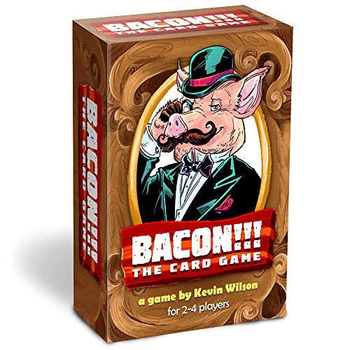 Th3rd World Studios Bacon!!! The Card Game - an Easy Family-Friendly Party Game for Adults, Teens, and Kids (2-4 Players)