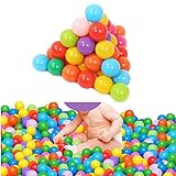 HeroNeo 200pcs 5.5 Centimeter Colorful Ball Fun Ball Soft Plastic Ocean Ball Baby Kid Toy Swim Toy