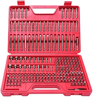 BeHappy 208 Piece Screwdriver Bit Set, Impact Driver Bit Set, S2 High Grade Carbon Steel Drill Bit Set with Security Bits, Nut Drivers, Torx, Slotted, Phillips, Square, Pozi, Hex, Socket, Tools Box