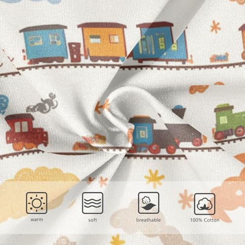 KLL Funny Steam Train Baby Boys Pure Cotton Briefs Underwear Cute Children Panties3