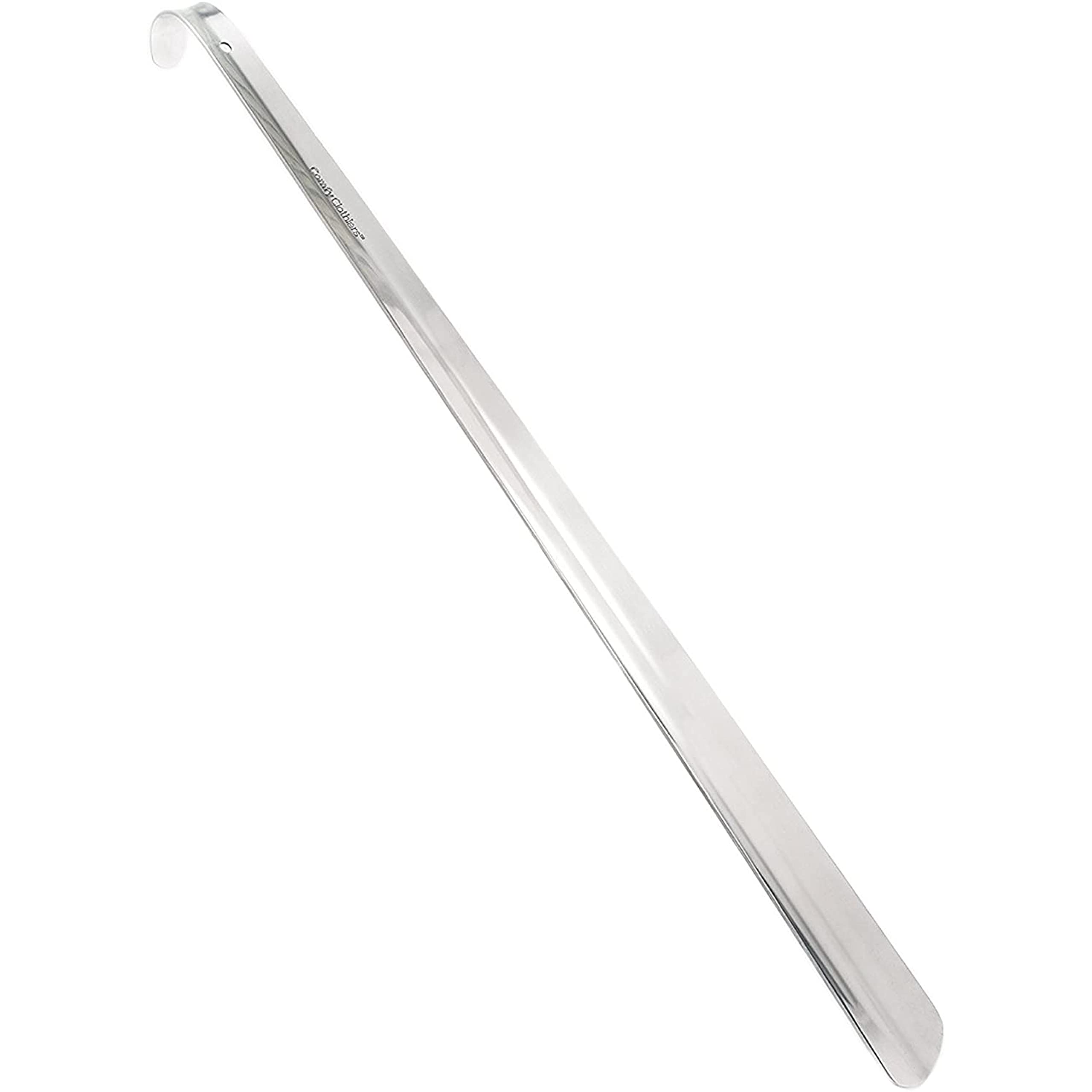 Comfy Clothiers Calzador de metal extralargo - Calzador de acero inoxidable resistente de 23 pulgadas