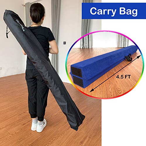 Image of Marfula 6 FT / 8 FT / 9 FT Folding Gymnastics Beam Foam Balance Floor Beam