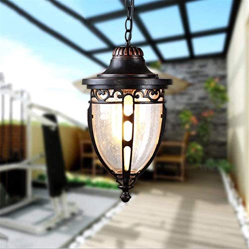 Lustre de plafond extérieur étanche pour vigne de jardin et décoration d'entrée - 5