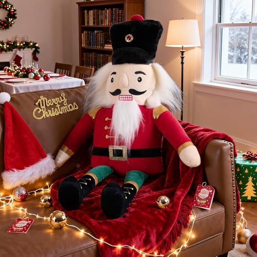 Lanpn Weihnachtskissen, Nussknacker Kissen Weihnachts Kissen...