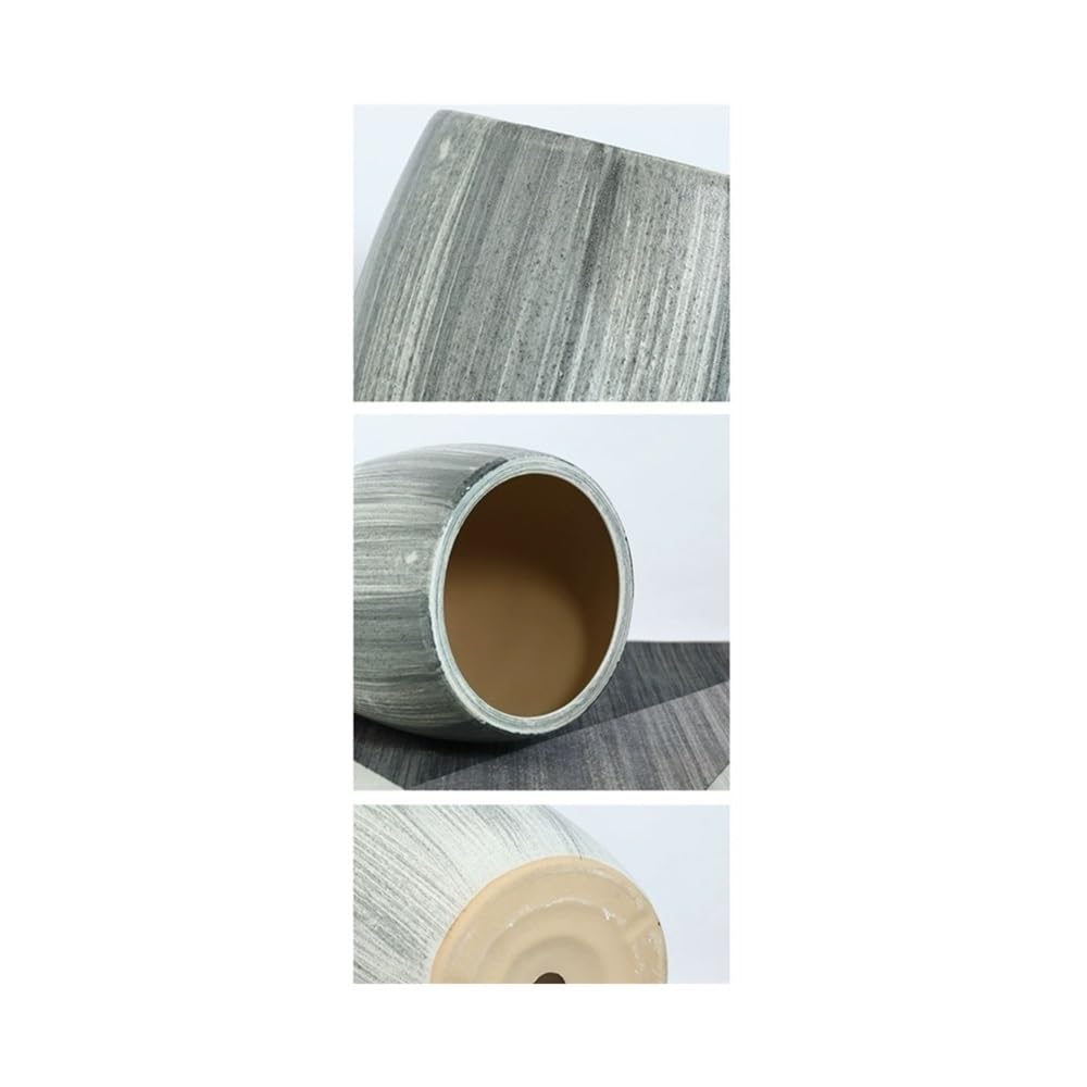 Ceramiczna doniczka z otworem odpływowym