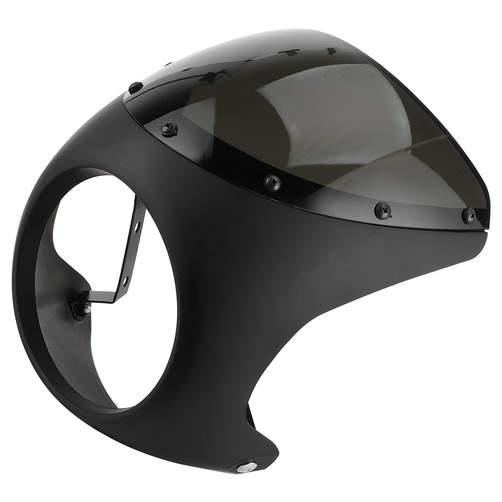 Cocoarm Owiewka Reflektora Owiewka Przedniej Szyby ABS 7 Cali Uniwersalna dla Motocyklistów z przezroczystą soczewką Łatwa Instalacja Ochrona Przed Wiatrem Redukcja Przepływu Powietrza Do Użytku