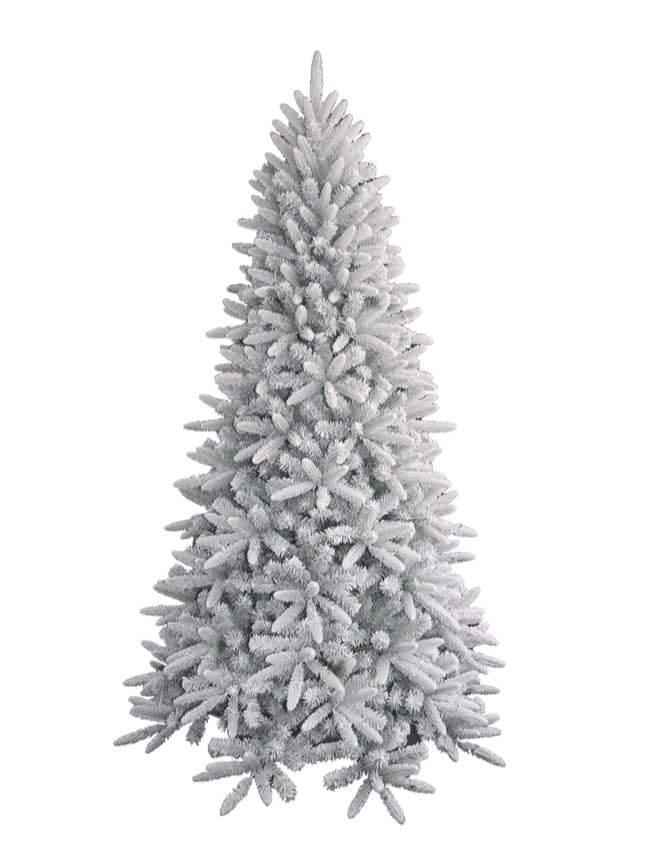 Árbol de Navidad nevado Vinson, 240 cm, 1648 ramas, plegable