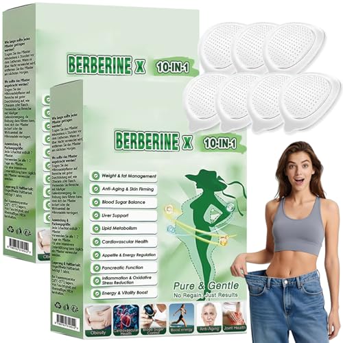 10-in-1 Nano Patch 2026 Neu Natürliche x Berberin Pflaster Diskretes Nano Patch für Alle Körpertypen Hautfreundliches Körperpflege Vorteilspack 14 Stück