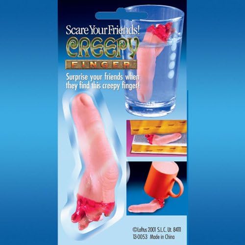 Gory Halloween Finger Creepy 3 in Decoración Prop Beige Novedad Artículo