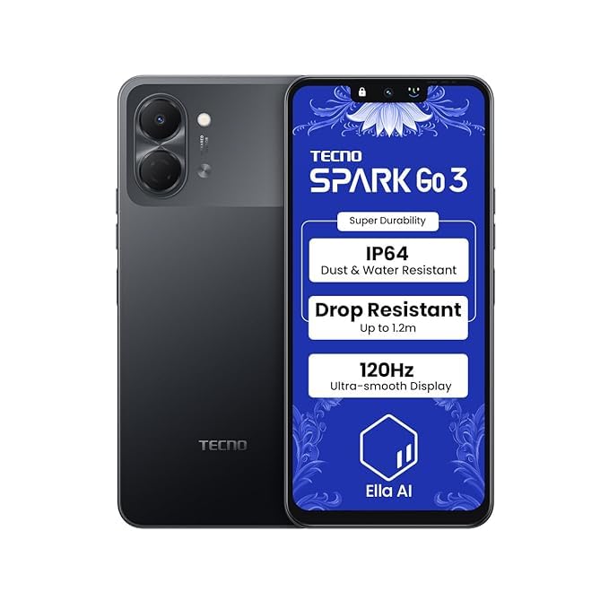 Image of Tecno Spark GO 3 (Ink Black, 4GB+64GB)