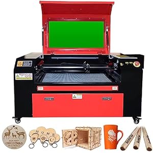 80W CO2-lasergraveerder, 80W lasersnijder en graveermachine, 20×28″ werkgebied met Ruid digitale bedieningselementen, 7050 lasergraveermachine voor hout, acryl, bamboe en meer