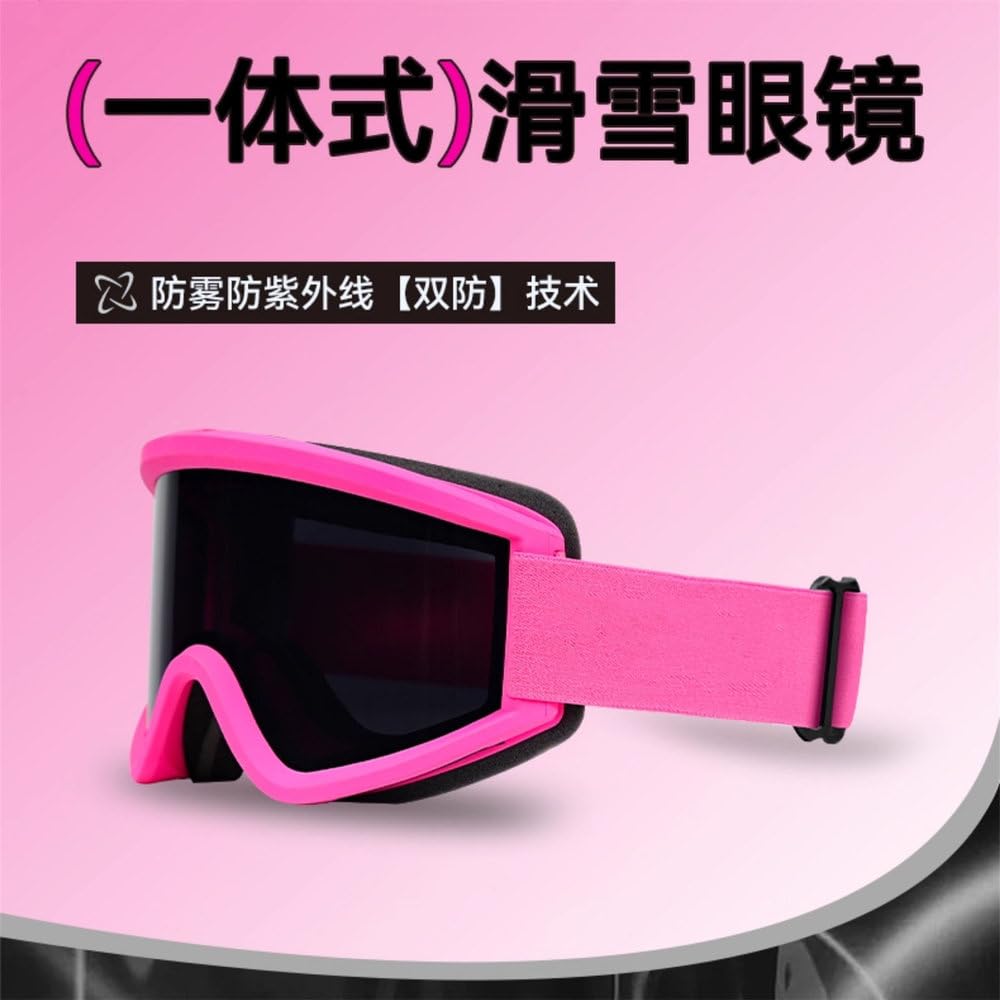 Elegante maschera da sci da uomo e donna, all-in-one, anti-appannamento, snowboard, sci e alpinismo g