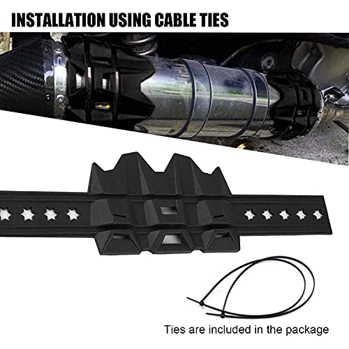 Universal Anti-Scalding Ring For Motorcycle Dirt Bike Exhaust Pipe Motorcycle Muffler Tailpipe Cover Exhaust Silencer Guard Protector Exhaust Pipe Tape Protector Cover With Cable Ties #TOP2