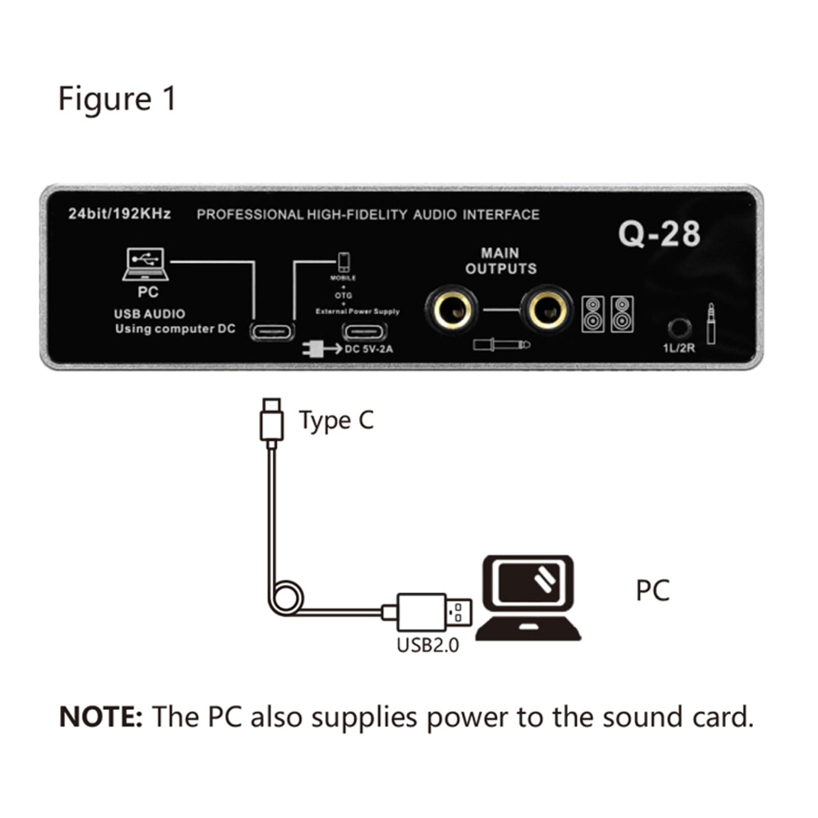 NUEAYMS Durabilità Costruzione in Metallo Interfacce Musicali USB Scheda Registrazione per podcaster Compatibilità multidispositivo Scheda Registrazione