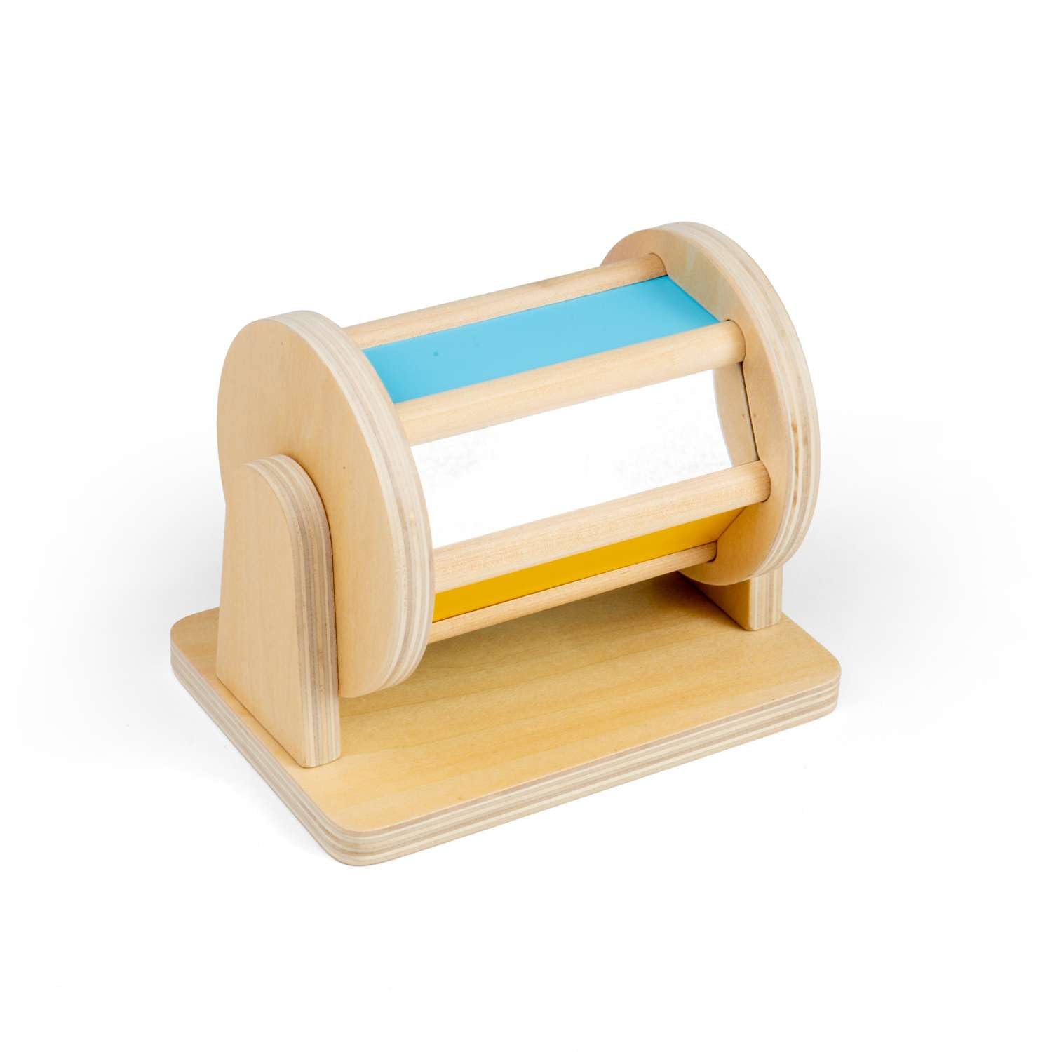 Bigjigs Toys Sight and Sound Spinner | Wooden Sensory Toy For Babies & Toddlers | Early Learning Baby Toys & Activities | Eco Friendly Baby & Toddler Gifts For Girls & Boys | For Age 12+ Months