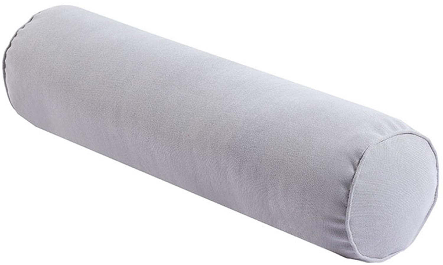Oreiller Cylindrique Long 60 Cm - Housse Chenille, Mousse 50D, Pour Cou, Dos, Jambes (Canapé, Voyage, Yoga)