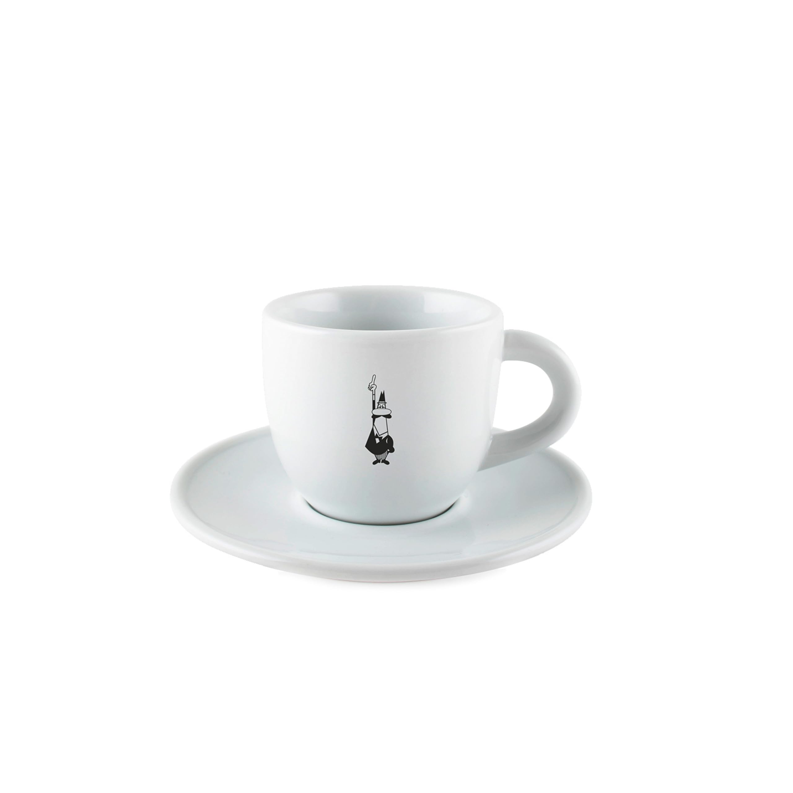 Amazon.co.jp: BIALETTI(ビアレッティ) Bialettiカップ&ソーサー ロゴ