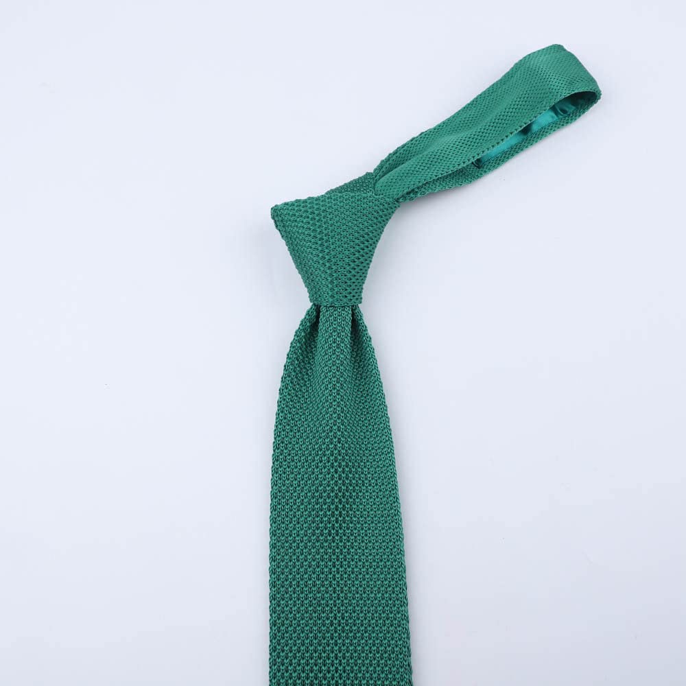 ARTQMen'S Tiesknitted Suit Ties 5Cm Green Ties Business Formal Ties Suitable For Workplace Wedding Party Formal Occasions Gifts For Men