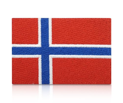 Écusson thermocollant drapeau de la Norvège - Drapeau norvégien - Écusson thermocollant - Finally Home