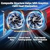 Tarjeta gráfica RX 590 8GB GDDR5, 256 Bit RX 590 2304SP para juegos, PCIe 3.0 x16, entrada de 8 pines DirectX 12 GPU para PC gaming, salida DP*3+HDMI, pantalla 1080P, doble ventilador de enfriamiento de bajo ruido 6