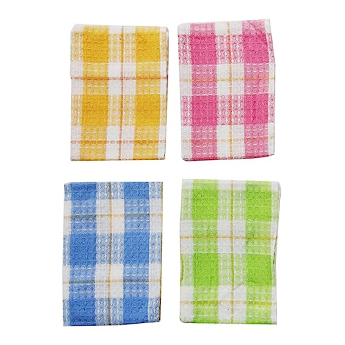 KOMBIUDA 4 Piezas Ropa de Plato cleanseen paños cleansen paños Cleaning Cloth paños cleanseen Limpieza bayeta escurreplatos Trapos para Cocina paño de Cocina para Lavar los Platos