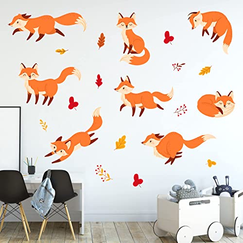 Vinilos Decorativos Animales Zorro para Pared y Muebles miniatura 2