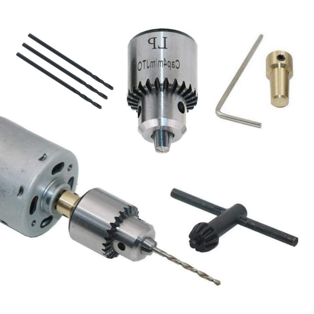 TECHDELIVERS® 775 DC motor Drill Chuck set with Bit 0.6 to 6mm PCB Drilling Rotary Tool (B0D4ZJQZ93) Amazon Price History, Amazon Price Tracker