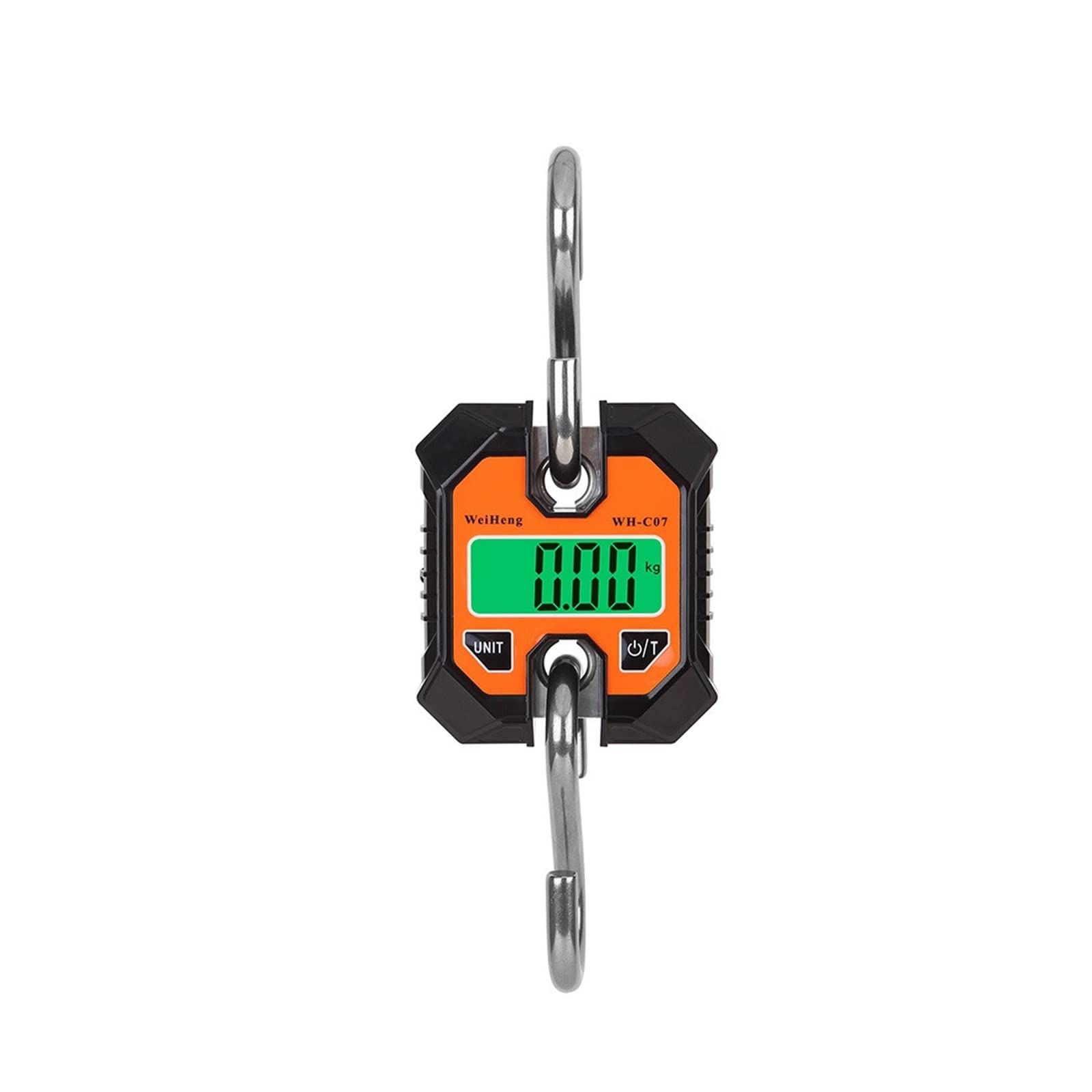 Crane Scale, Industrial Detachable Portable Micro Crane Scale 100KG 250KG 50g Hanging Suitcase Digital Weigh Hook Electronic Steel Tool(WH-C07 (100kg 50g))