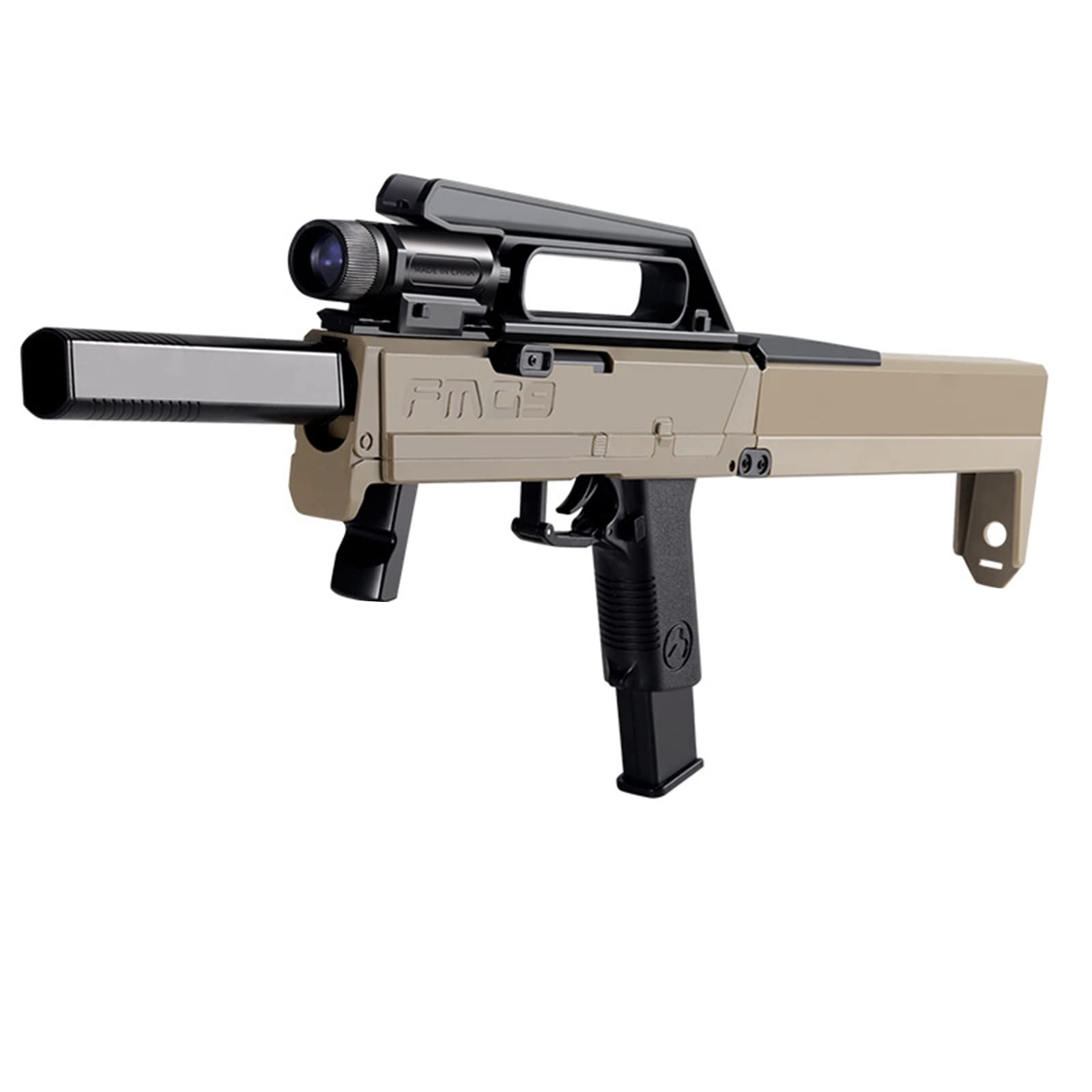 Amazon.co.jp: サブマシンガン FMG9 EVAソフト弾丸、折り畳み短機関銃