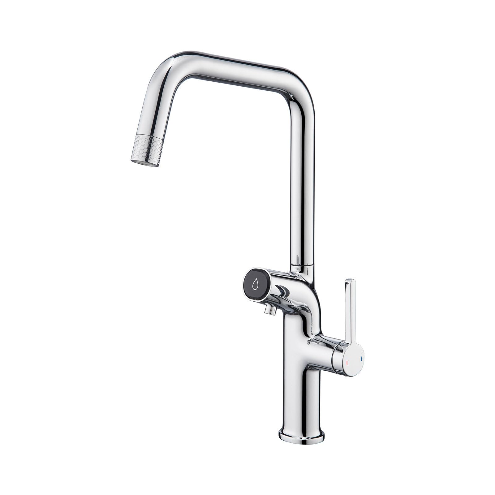 Rubinetto Lavello Cucina, Rubinetto Cucina 3 Vie, Miscelatore Cucina Girevole a 360°, 3 Vie per Depuratore, Rubinetto per Lavello Acqua Calda e Fredda, Rubinetto 3 Vie per Sistemi Osmosi