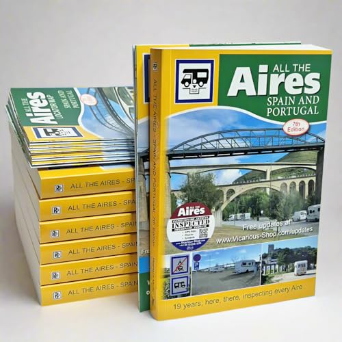 All the Aires Spain and Portugal 7th Edition (A5) for Motorhomes