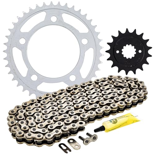 NICHE Drive Sprocket Chain Combo for Honda VT750C VT750CD VT750C2 Front 17 Rear 41 Tooth 525HZ Standard 122 Links