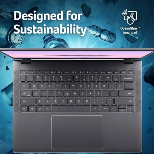 Image of Acer Chromebook Plus 514 Touchscreen Laptop (14 inch FHD, Intel 8-Core i3-N305, 8GB RAM, 512GB SSD), Business, Enterprise, Students, Long Battery Life, Webcam, Wi-Fi 6E, Chrome OS (Renewed)