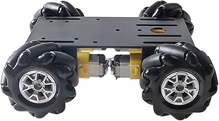 HOHMI Fit For 4WD 60mm Mecanum Wheel Smart Robot Metal Car Chassis Kit 4pcs TT Motors Unassembled Fit For DIY Maker Learning