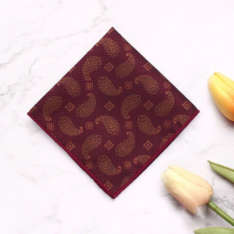 Men's Suit Pocket Square Formal Dress Chestnut Handkerchief Small Square Shirt Pocket Square