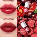 bayfree Lip Tint Stain Set, Korean Water Tint Lightweight Non-sticky, Waterproof Long Lasting Liquid Blush & Lip Stain, Transfer-Proof, Matte Finish Lip Color Makeup (made into jam)