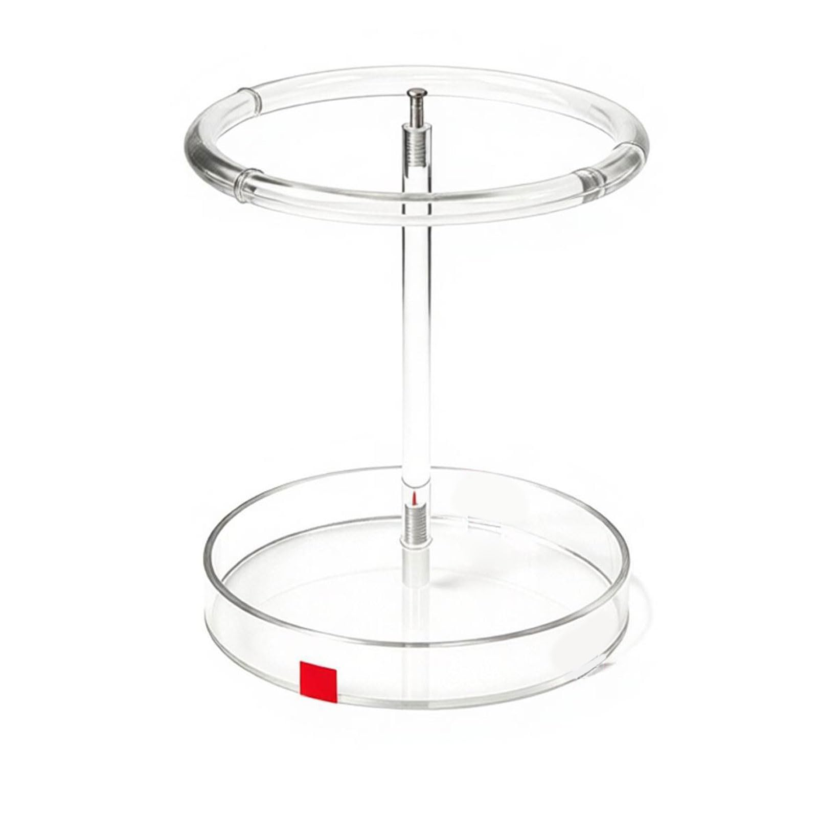 Limtula Nordic Styles 2 Layer Jewelry Organizers Craft of Sturdy Acrylic for Easy Storage and Display Double Layer Jewelry Stand