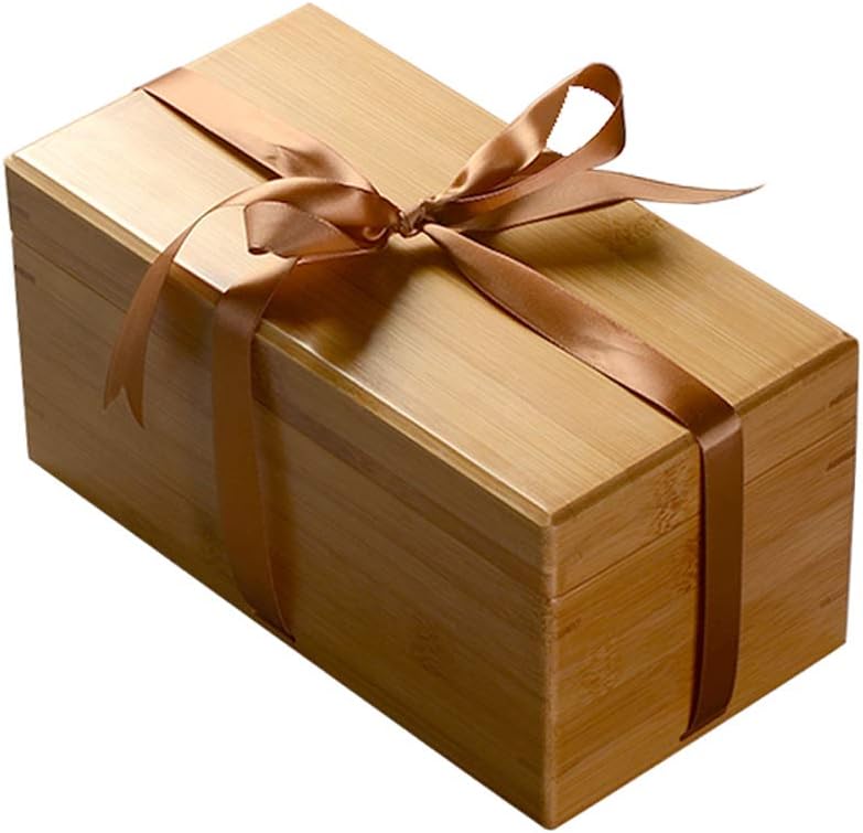 LIBWX Solid Wood Cremation Funeral Casket Urn for Ashes, Hamsters Cremated Urn Box Cat Dog Wooden Coffin Ashes