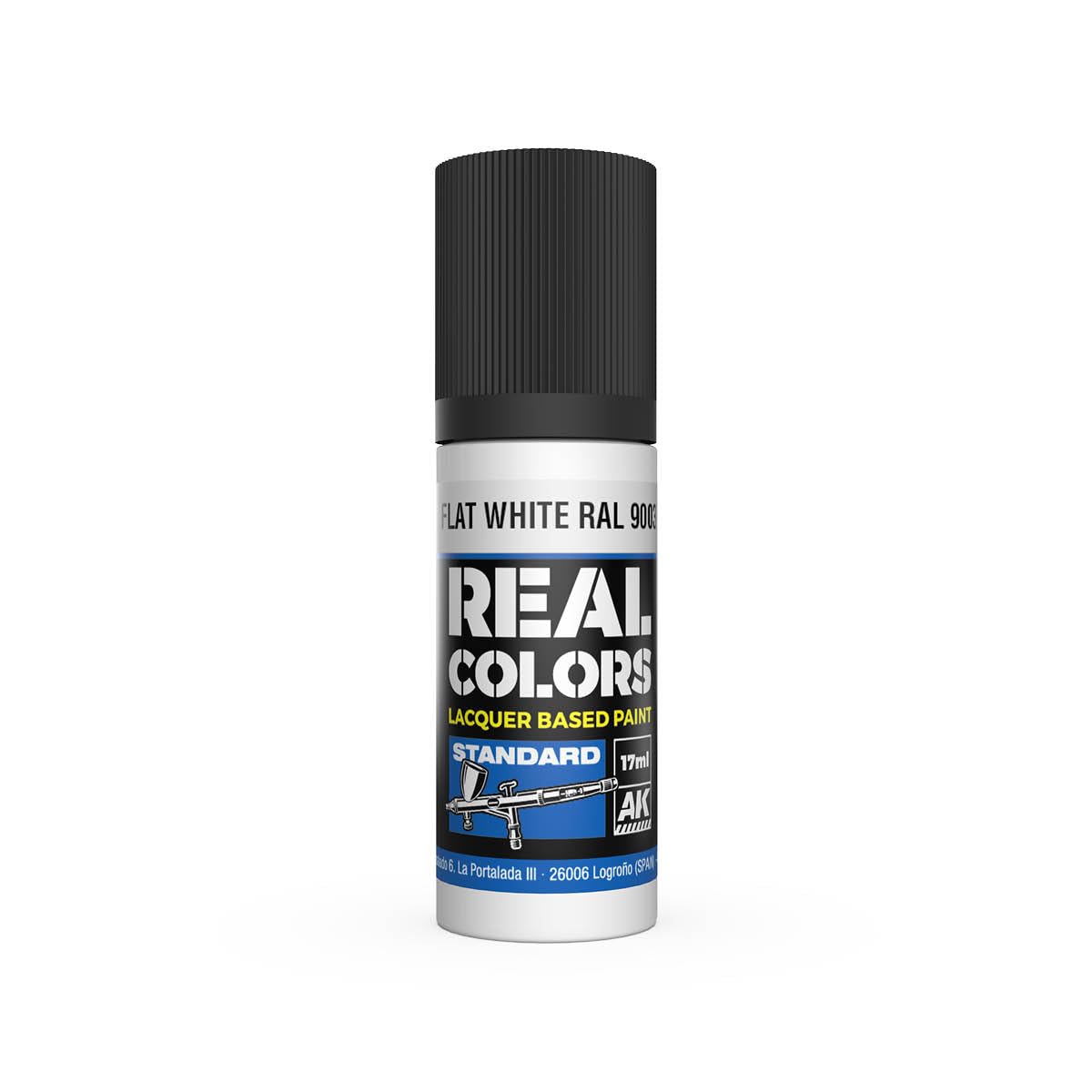 Ak Interactive White Ak Real Colors Rc806 Flat Ral 9003 (17 Ml) (Old Rc004)