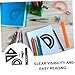 Angoily 1Set Geometry Ruler Set Includes Triangle Rulers Protractor and Multifunctional Compass Lightweight and Portable for School Office and Professional Use Modern