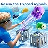 Funscape Kids Pool Diving Toys, Water Swimming Dive Pool Game, Toddler Bath Toy Play Set W/ Fish Box Floating Animals, Fun Outdoor Beach Lake Swim Summer Party Gift 3 4 5 6 7 8 10 12 Year Old Boy Girl #1