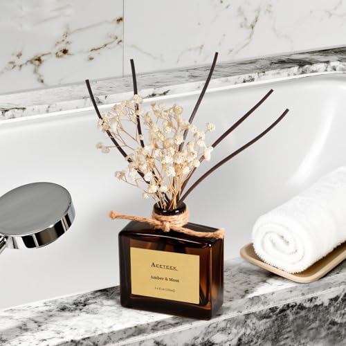 Difusor de aceites esenciales Amber & Moss con flores secas miniatura 4