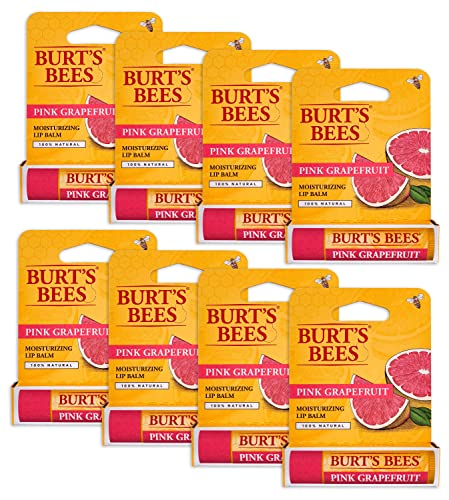 Image of Burts Lip Balm Pnk Grpfrt Size .15 O Burts Bee Lip Balm - Pink Grapefruit - Pack of 8