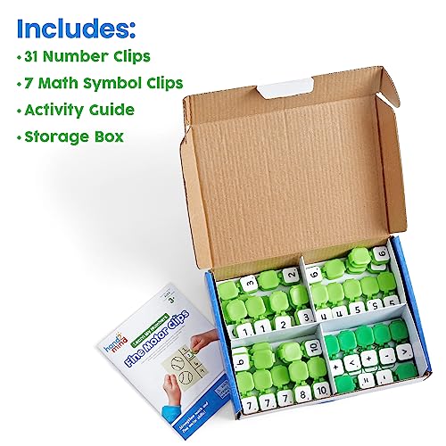 Learning Resources Learn My Numbers Fine Motor Clips, Kids Clothes Peg Activities, Fine Motor Toys - Image 2