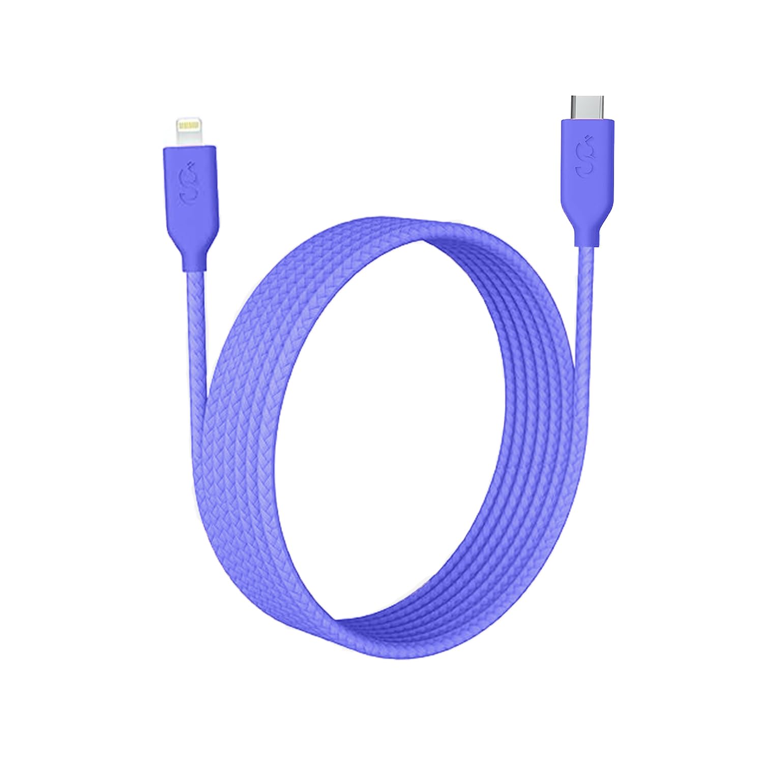 Classy Chargers Cable USB tipo C a Lightning de 6 pies | Certificado MFI para iPhone 13, 13 Pro, 12 Pro Max, 12, 11, X, XS, XR, 8 Plus, Air Pods Pro (morado)