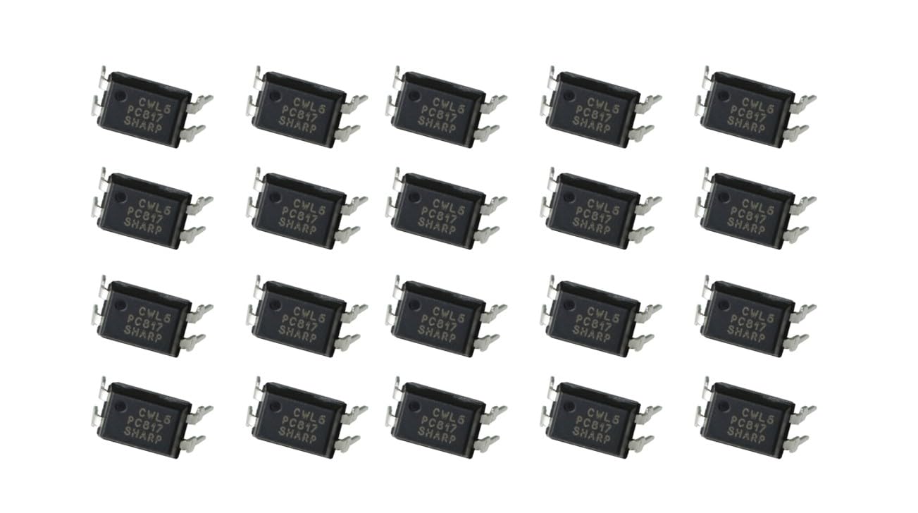20pc PC817 optocoupler DIP IC High Density Photocoupler Transistor multimode opto coupler 817C EL817 PC817C 4 pin Photoelectric DIY Ardino Electronic Robotics Components Sensor Modules Project-image-16