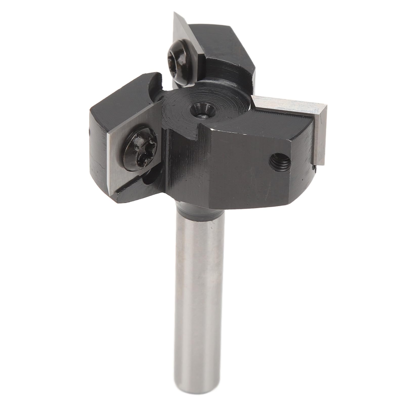 Punta per fresa Spoilboard da 1 1/2, inserto in carburo, design a 3 scanalature, resistente agli urti, per fresatrici CNC e portatili, superfici in compensato e piallatura