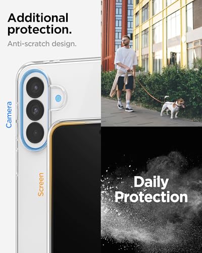 Image of Spigen Liquid Crystal Case for Samsung Galaxy A37 5G, Crystal Clear | Transparent, Flexible, Slim Fit, Thermoplastic Polyurethane, Glossy